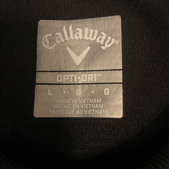 Callaway Land Rover Defender Men's Black Polo Shirt Size Large NEW - Picture 5 of 9